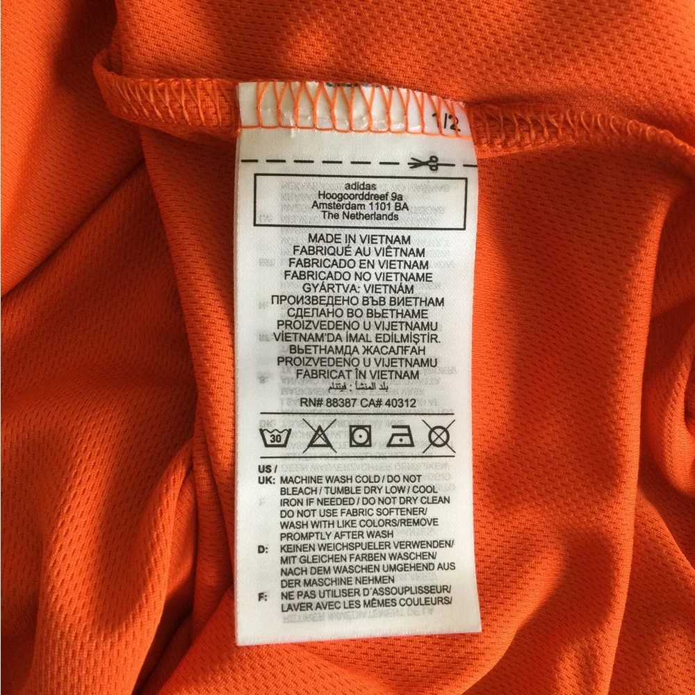 Adidas Vibrant Orange Polo Golf Shirt,‎ Medium, NWT